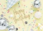 Ξύλινο topper τούρτας Happy Birthday - Image 3