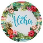 Πιάτα πάρτυ Aloha (10 τεμ)