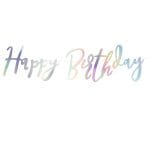 Ιριδίζον μπάνερ Happy Birthday - Image 6
