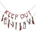 Γιρλάντα Halloween - Keep Out