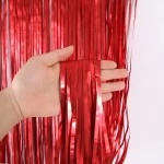 Κόκκινη foil Κουρτίνα Διακόσμησης