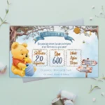 Προσκλητήριο βάπτισης – baby Winnie - Image 2