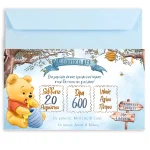 Προσκλητήριο βάπτισης – baby Winnie