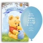 Προσκλητήριο βάπτισης μπαλόνι Baby Mickey - Image 68