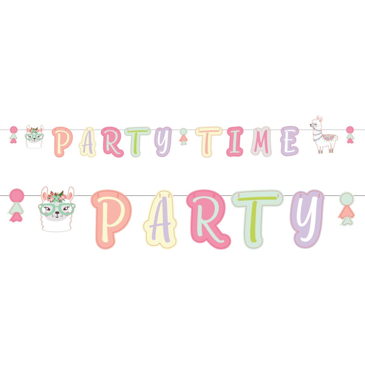 Γιρλάντα Λάμα "Party Time" - Image 2
