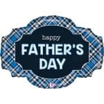 25" Μπαλόνι Father's Day Καρό