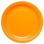 Πιάτα πάρτυ πορτοκαλί Pumpkin (8 τεμ)