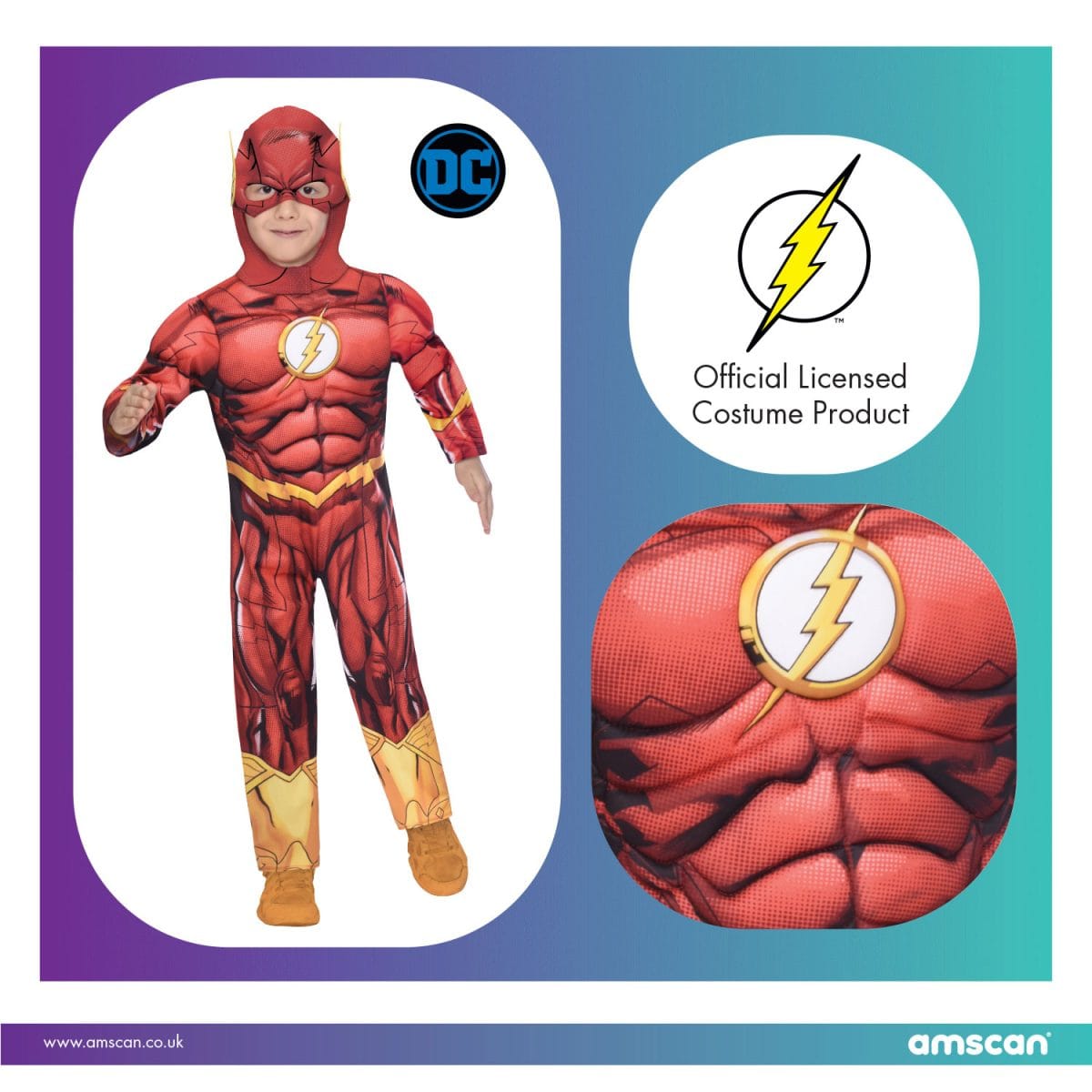 Παιδική Στολή Flash - Image 3