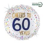 18" Μπαλόνι Cheers To 60 Years