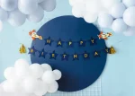 Γιρλάντα Happy Birthday Αεροπλανάκι 2,5m - Image 2