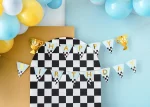 Γιρλάντα Happy Birthday καρό Τρόπαιο 2,5m - Image 2