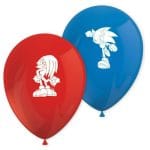 Λάτεξ μπαλόνια Sonic (8 τεμ)
