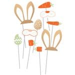 Πασχαλινά Photobooth Props Kit (10 τεμ)