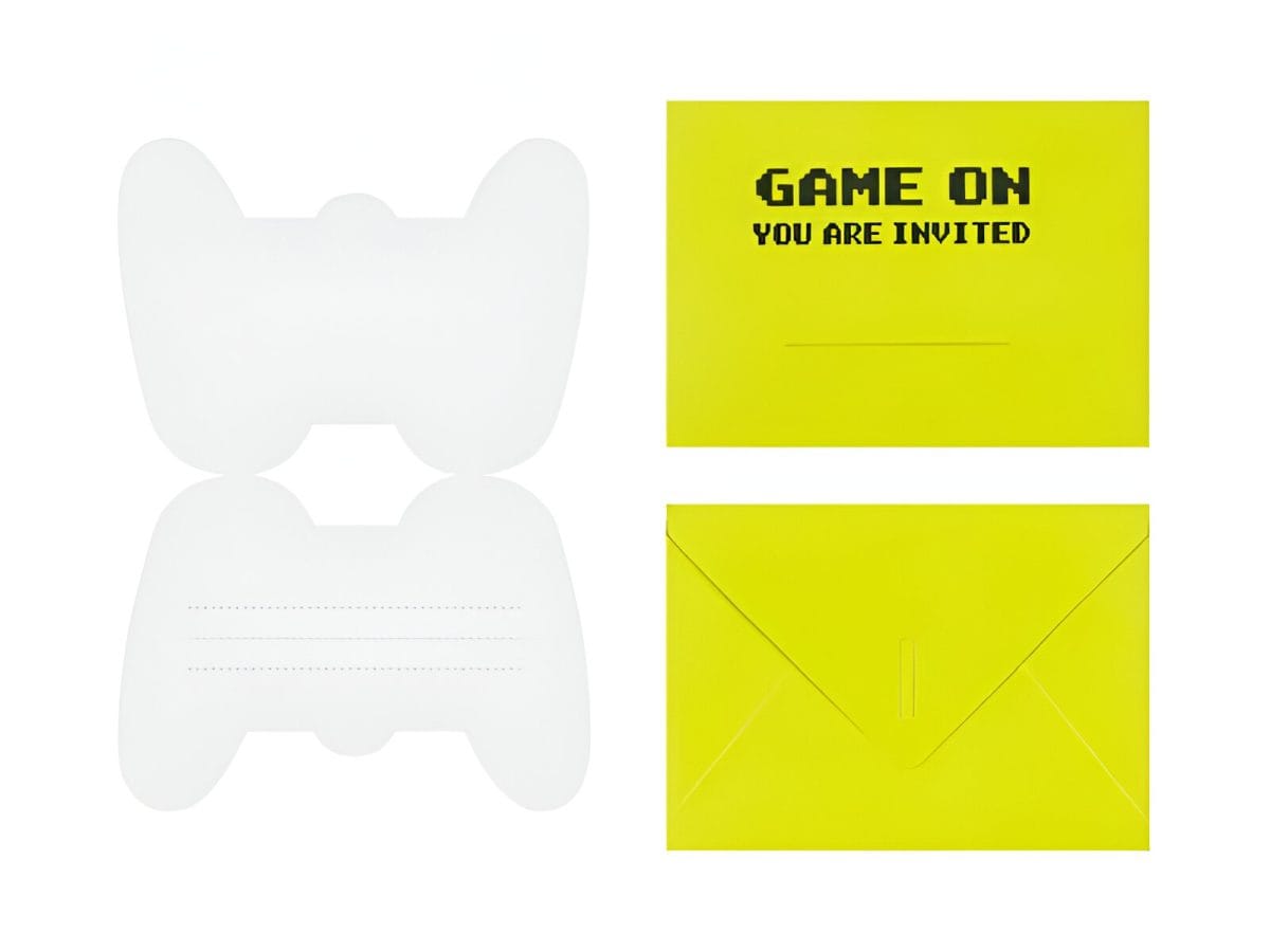 Προσκλήσεις πάρτυ Gamepad (6 τεμ) - Image 3
