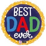 18'' Μπαλόνι "Best Dad Ever" bubbles