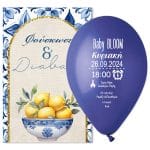 Προσκλητήριο βάπτισης μπαλόνι Baby Mickey - Image 71
