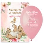 Προσκλητήριο βάπτισης μπαλόνι Baby Mickey - Image 74