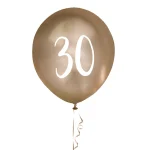 Λάτεξ Μπαλόνια χρυσά 30th Birthday (5 τεμ) - Image 2