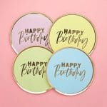 Πιάτα φαγητού Pastel Birthday (8 τεμ) - Image 3