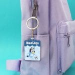 Ξύλινο Μπρελόκ Bluey ποδόσφαιρο - Image 2