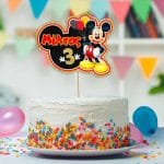 Διακοσμητικό Topper Τούρτας με όνομα - Mickey Mouse - Image 2