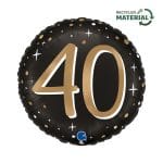 18" Μπαλόνι 40th Birthday Sparkling