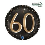 18" Μπαλόνι 60th Birthday Sparkling