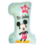 28" Μπαλόνι γαλάζιο Αριθμός 1 Mickey Mouse