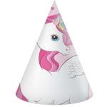 Καπελάκια πάρτυ Unicorn Rainbow (6 τεμ) - Image 3