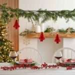 Ξύλινα Στολίδια Red Christmas (10 τεμ) - Image 2
