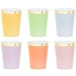 Ποτήρια πάρτυ Elegant Pastel (6 τεμ)