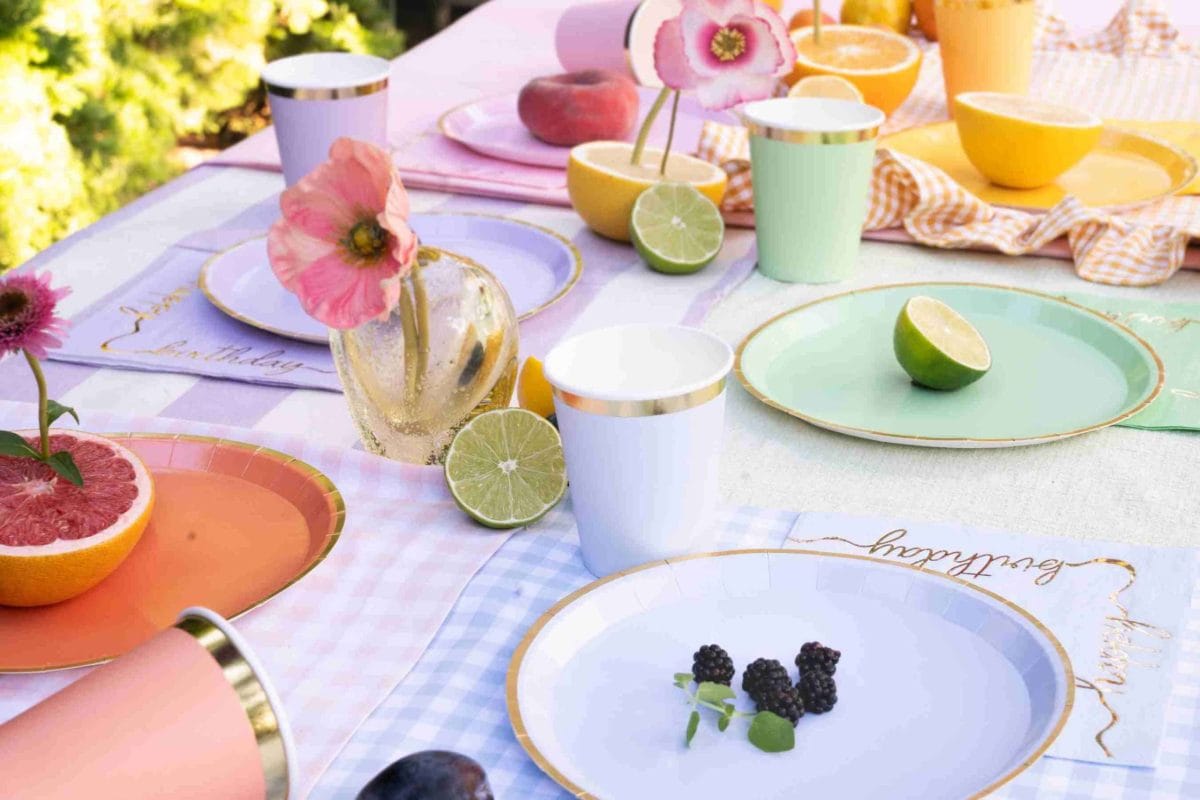Ποτήρια πάρτυ Elegant Pastel (6 τεμ) - Image 2