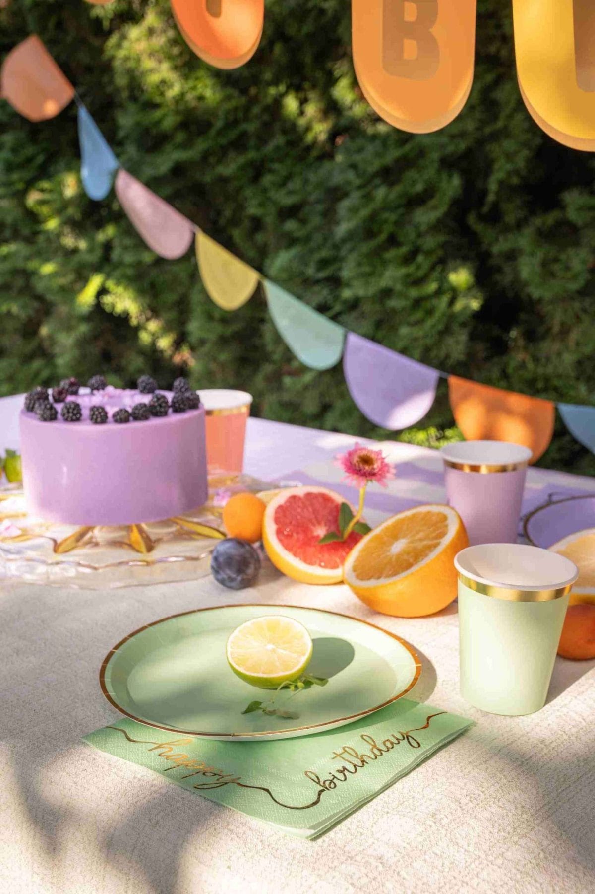 Ποτήρια πάρτυ Elegant Pastel (6 τεμ) - Image 3