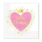 Χαρτοπετσέτες πάρτυ Little Princess (20 τεμ) - Image 2