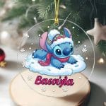 Χριστουγεννιάτικο Στολίδι Plexi - Stitch