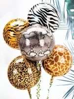 22" Μπαλόνι Animal Print Ζεβρέ 4D - Image 2