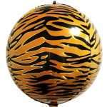 22" Μπαλόνι Animal Print Τιγρέ 4D