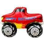 29" Μπαλόνι Αυτοκίνητο Monster Truck Happy Birthday