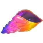 26" Μπαλόνι Κοχύλι Rainbow