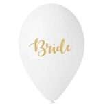 13″ Μπαλόνι τυπωμένο λευκό Bride - Image 3