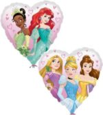 17'' Μπαλόνι Καρδιά 2 όψεων - Πριγκίπισσες Disney - Image 6