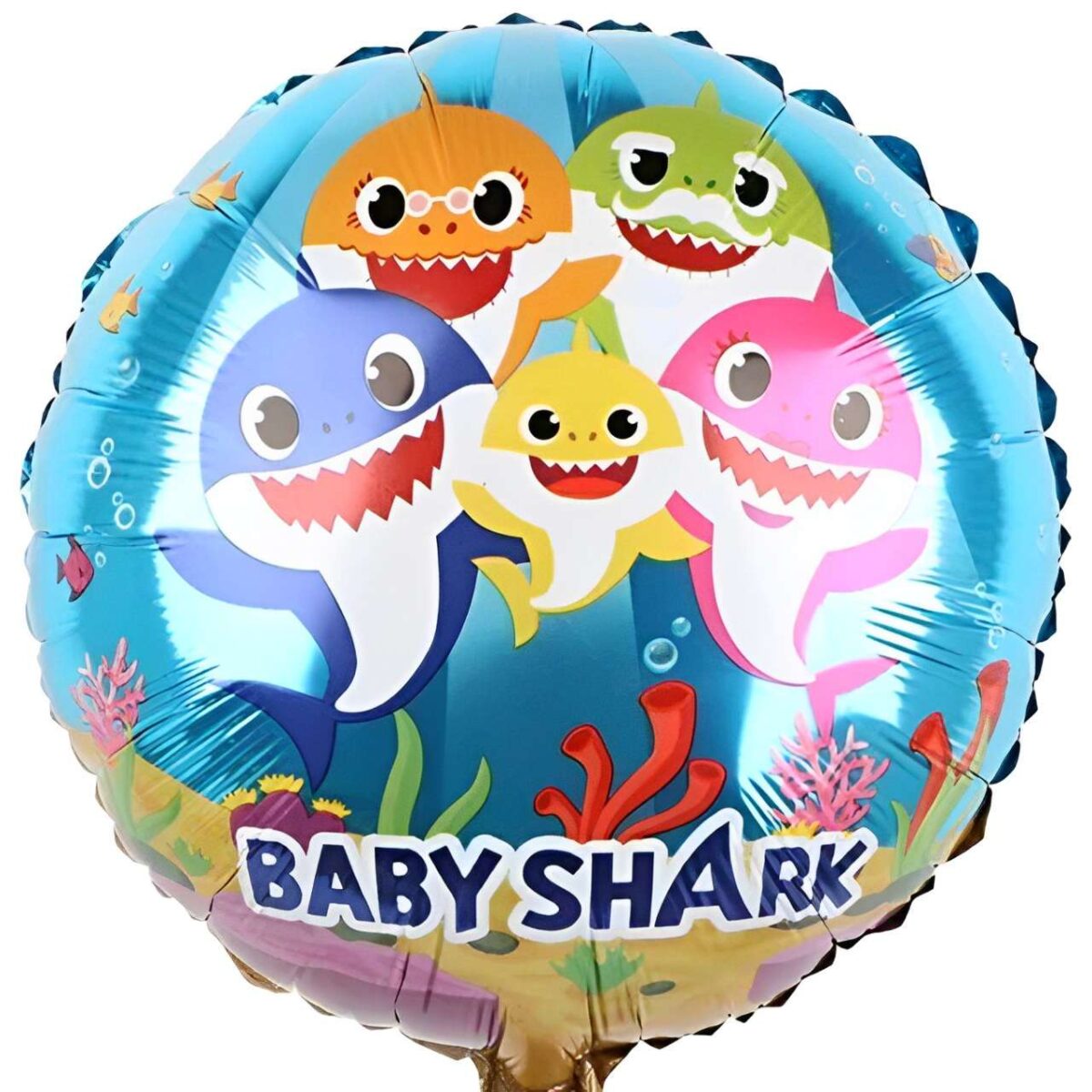 18" Μπαλόνι Baby Shark δύο όψεων - Image 4