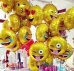 18″ Μπαλόνι Emoji Χαμογελαστό Holographic - Image 6