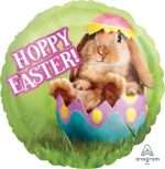 18″ Μπαλόνι Hoppy Easter κουνελάκι - Image 2
