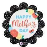 18" Μπαλόνι Mother's Day Butterfly Dots - Image 2