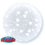 Μπαλόνι Καρδιές Deco bubble 51 εκ - Image 2