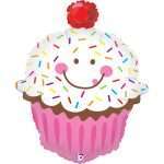 31″ Μπαλόνι χαρούμενο Cupcake - Image 3