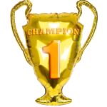 33" Μπαλόνι χρυσό Κύπελλο Champion Νο1 - Image 3