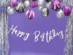 Ασημί Γιρλάντα Happy Birthday 16.5x62cm - Image 6