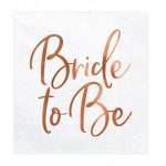 Χαρτοπετσέτες Bride to Be (20 τεμ) - Image 4